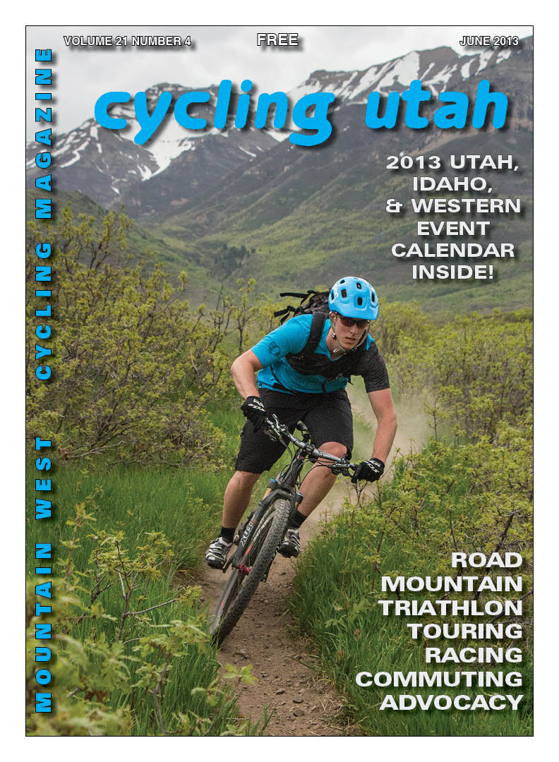 Cover: Tyler Cloward gets loose below Mt. Timpanogos on Utah bike company Fezzari's new all-carbon "Timp Peak" 27.5 lb (650b) full-suspension trail bike. Photo: Photo John, flickr.com/photo-john
