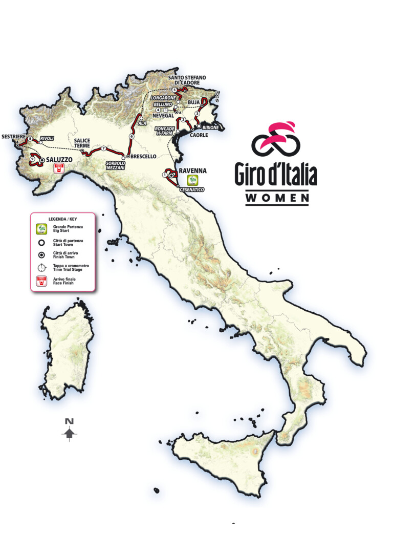From Emilia Romagna to Piedmont: The Giro d’Italia Women 2026 Route Unveiled